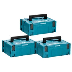 Lot De 3 Boîtes De Transport MAKPAC Taille 2 - MAKITA MAKPAC2-SETx3