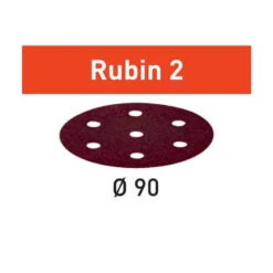 Abrasif Rubin 2 STF D90/6 P180 RU2/50 - FESTOOL 499083