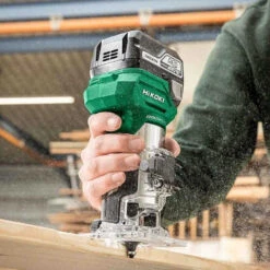 Affleureuse Sans Fil 18V Ø 6-8 Mm (Produit Seul) En Coffret - HIKOKI M1808DAW2Z -Meilleur Outillage Magasin affleureuse sans fil 18v hikoki m1808daw2z 2