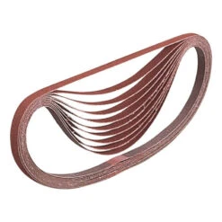 Bandes Abrasives 6x533 Mm Rouge Pour Bois Et Métal Grain 100 (5 Pcs) - MAKITA P-43212 -Meilleur Outillage Magasin bandes abrasives 6x533 mm bois et metal grain 100 makita p 43212 1