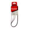 Bandes Abrasives 6x533 Mm Rouge Pour Bois Et Métal Grain 60 (5 Pcs) - MAKITA P-43197