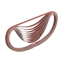 Bandes Abrasives 9x533mm Rouge Pour Bois Métal Grain 100 (5pcs) - MAKITA P-43284 -Meilleur Outillage Magasin bandes abrasives bois metal g100 makita p 43284 1