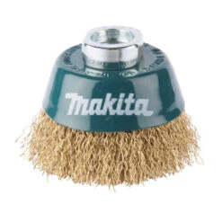 Brosse Boisseau à Fils Acier Laitonnés Et Ondulés Pour Meuleuse - MAKITA D-39746