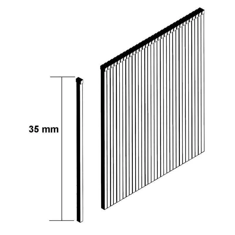 Clous à Tête Homme 35 Mm 18 Ga Pour Cloueur (5000 Pcs) - Makita F-31915 2 Clous à Tête Homme 35 Mm 18 Ga Pour Cloueur (5000 Pcs) - Makita F-31915 – Image 2