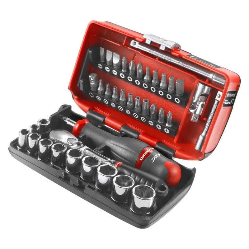Coffret De 38 Pieces Douilles Et Embouts 1/4" 6 Pans - FACOM RL.NANO1 1 Coffret De 38 Pieces Douilles Et Embouts 1/4" 6 Pans - FACOM RL.NANO1