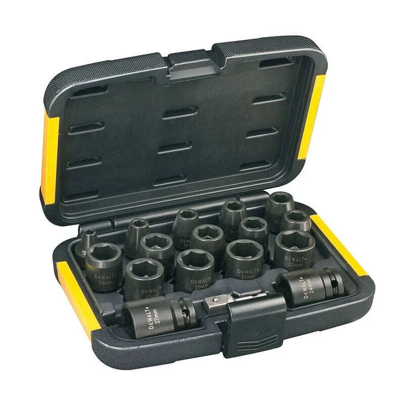 Coffret De Douilles à Chocs 1/2" (16 Pcs) - DEWALT DT7506 1 Coffret De Douilles à Chocs 1/2" (16 Pcs) - DEWALT DT7506