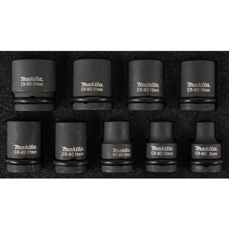 Coffret De Douilles "Impact" 1/2" (9 Pcs) - MAKITA D-41517 2 Coffret De Douilles "Impact" 1/2" (9 Pcs) - MAKITA D-41517 – Image 2