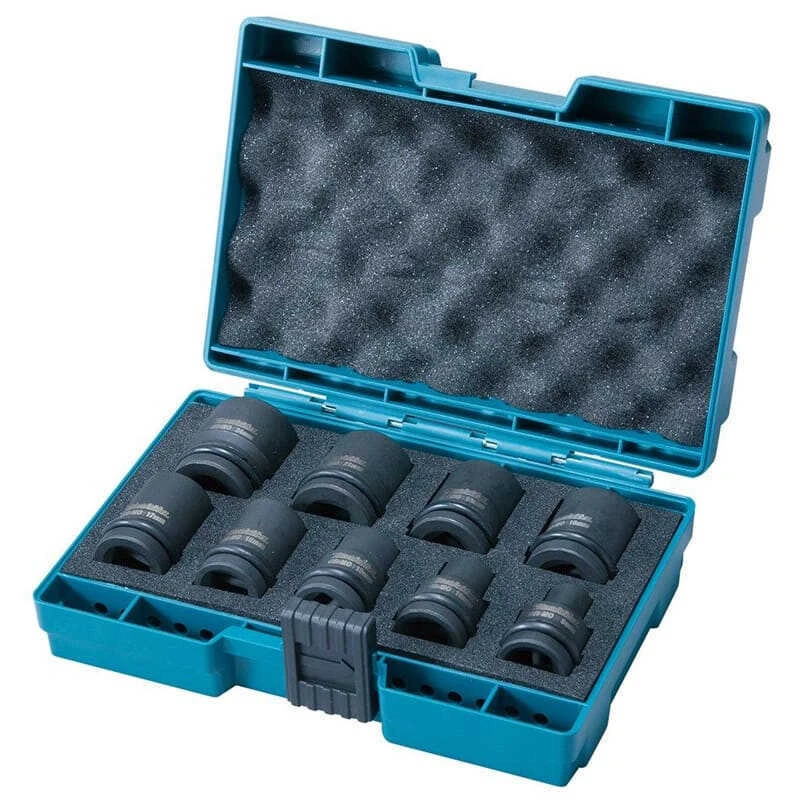 Coffret De Douilles "Impact" 1/2" (9 Pcs) - MAKITA D-41517 1 Coffret De Douilles "Impact" 1/2" (9 Pcs) - MAKITA D-41517