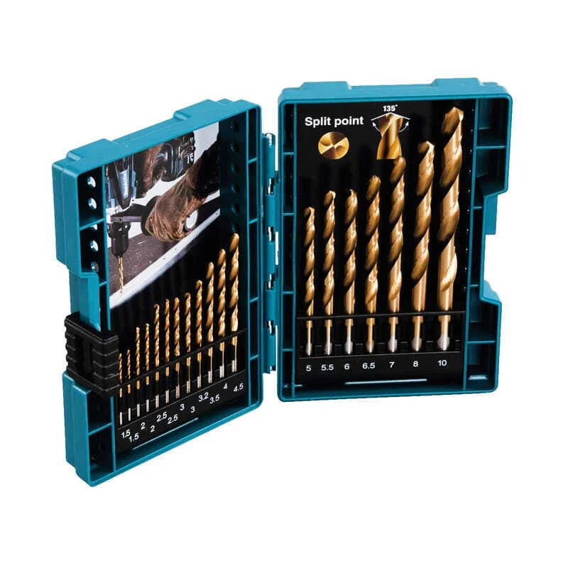 Coffret De Forets Pour Le Perçage Dans Le Métal 19 Pièces - MAKITA D-67527 2 Coffret De Forets Pour Le Perçage Dans Le Métal 19 Pièces - MAKITA D-67527 – Image 2