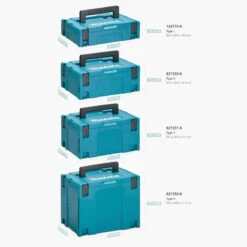 Coffret Empilable Robuste Makpac Taille 4 - MAKITA 821552-6 -Meilleur Outillage Magasin coffret transport makita makpac4 2