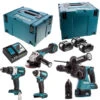 Combopack 4 Outils 18V LXT (3x5,0 Ah) En MAKPAC - MAKITA DLX4104TJ1