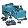 Combopack 4 Outils 18V (DGA504 + DHP481 + DTD154 + DHR243) (3x5,0 Ah) En MAKPAC - MAKITA DLX4050TJ