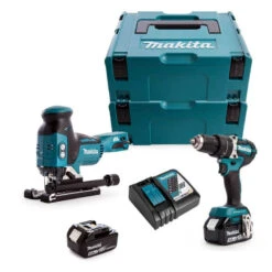 Combopack 2 Outils 18V LXT Li-Ion (DHP484 + DJV181) (2x5,0 Ah) - MAKITA DLX2355TJ