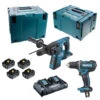 Combopack 2 Outils 18V Li-Ion LXT (4x5,0 Ah) (DDF482 + DHR264) - MAKITA DLX2138PTJ