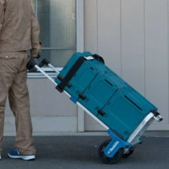 Chariot De Transport Diable Bleu Et Noir - MAKITA TR00000001 -Meilleur Outillage Magasin diable bleu et noir makita tr00000001 2