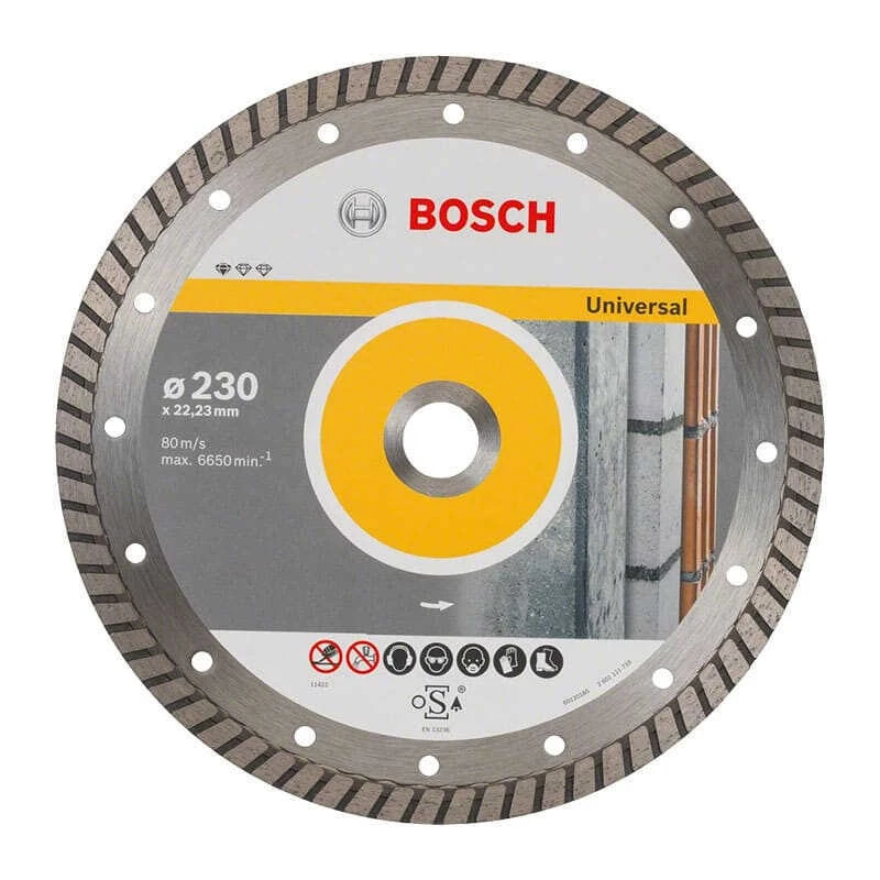 Disque à Tronçonner Diamanté For Universal Turbo 230X22.23X10 Mm - BOSCH 2608602397 1 Disque à Tronçonner Diamanté For Universal Turbo 230X22.23X10 Mm - BOSCH 2608602397