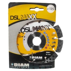 Disque Diamant Ø125 Mm à Croisillons - DIAM INDUSTRIES DSLMAXX125/22 -Meilleur Outillage Magasin disque diamant 125 mm diam industries dslmaxx125 2