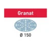 Disques Abrasifs Granat Ø150, Grain P320 (100 Pcs) - FESTOOL 575170