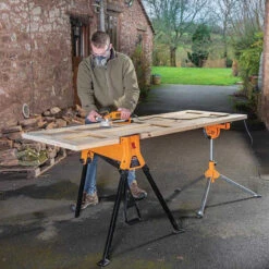 Tréteau Avec étau Portable En Acier SuperJaws SJA100E - TRITON 327323 -Meilleur Outillage Magasin etau treteau portable sja100e triton 327323 4