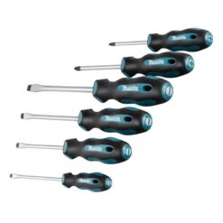 Jeu De 6 Tournevis SL & PZ - MAKITA E-10512 4 Jeu De 6 Tournevis SL & PZ - MAKITA E-10512 -Meilleur Outillage Magasin jeu de 6 tournevis makita e 10512 1