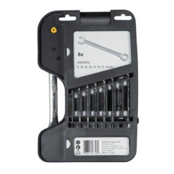 Jeu De Clés Mixtes à Cliquet Et Serrage Rapide 8 à 19 Mm (8 Pcs) - MAKITA ‎B-65523 -Meilleur Outillage Magasin jeu de cle mixte a cliquet makita b 65523 1