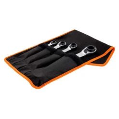 Jeu De Clés Polygonales à Cliquet 4 En 1 (4 Pcs) - BAHCO S4RM/4T -Meilleur Outillage Magasin jeu de cles polygonales a cliquet bahco s4rm4t 3