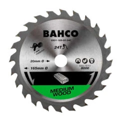 Lame De Scie Circulaire Ø190 Mm 24 Dents Pour Le Bois - BAHCO 8501-190-30-24C