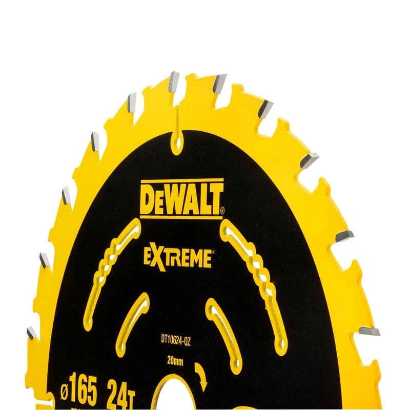 Lame De Scie Circulaire Portative Ø165 24 Dents - DEWALT DT10624-QZ 3 Lame De Scie Circulaire Portative Ø165 24 Dents - DEWALT DT10624-QZ – Image 3