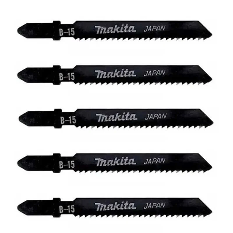 Lames Pour Scie Sauteuse Bois, Contre-plaqué Et PVC (5 Pcs) - MAKITA A-85678 1 Lames Pour Scie Sauteuse Bois, Contre-plaqué Et PVC (5 Pcs) - MAKITA A-85678