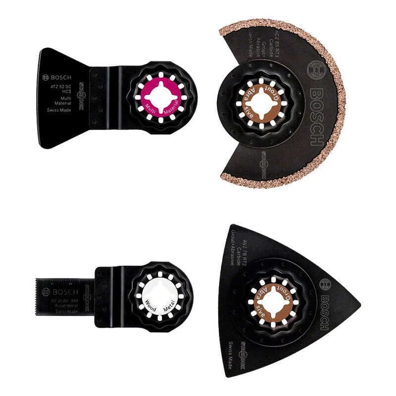 Jeu De Lames Pour Outil Multifonction Starlock (4 Pcs) - BOSCH 2608661695 1 Jeu De Lames Pour Outil Multifonction Starlock (4 Pcs) - BOSCH 2608661695