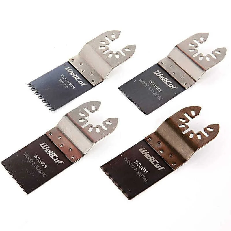 Set De Lames Pour Outil Multifonctions (4 Pcs) - WELLCUT WC-MT4 2 Set De Lames Pour Outil Multifonctions (4 Pcs) - WELLCUT WC-MT4 – Image 2