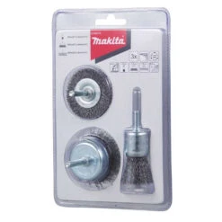 Lot De 3 Brosses Boisseau Pour Perceuse - MAKITA D-66070