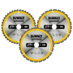 Lot De 3 Lames De Scie Circulaire Ø216 Mm - DEWALT DT1962-QZ