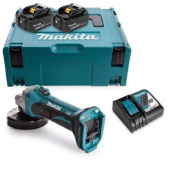 Meuleuse Angulaire 18V LXT Ø115 Mm (2x4,0 Ah) En MAKPAC - MAKITA DGA452RMJ