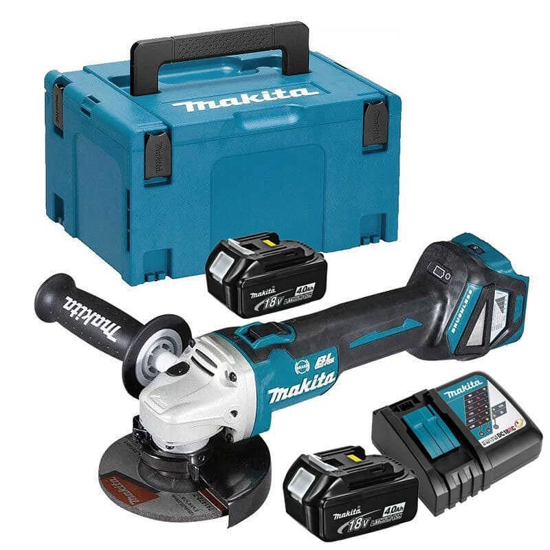 Meuleuse D'angle 18V LXT Ø125mm (2x4,0 Ah) En MAKPAC - MAKITA DGA513RMJ 1 Meuleuse D'angle 18V LXT Ø125mm (2x4,0 Ah) En MAKPAC - MAKITA DGA513RMJ