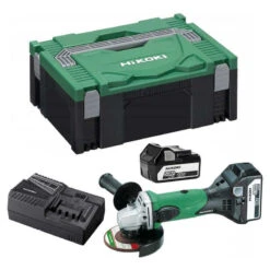 Meuleuse D'angle 18V Ø125 Mm (2x5,0 Ah) En Coffret - HIKOKI G18DSL2WUZ