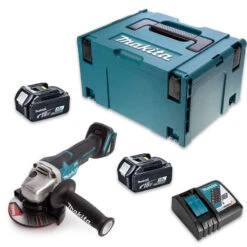 Meuleuse D'angle 18V LXT Ø125 Mm (2x3,0 Ah) En MAKPAC - MAKITA DGA508RFJ