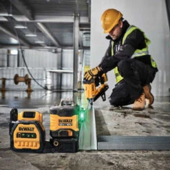 Niveau Laser Multi Lignes 3x360° XR 12V/18V (1x2,0 Ah) - DEWALT DCE089D1G18 -Meilleur Outillage Magasin niveau laser multi lignes vert dewalt dce089d1g18 9
