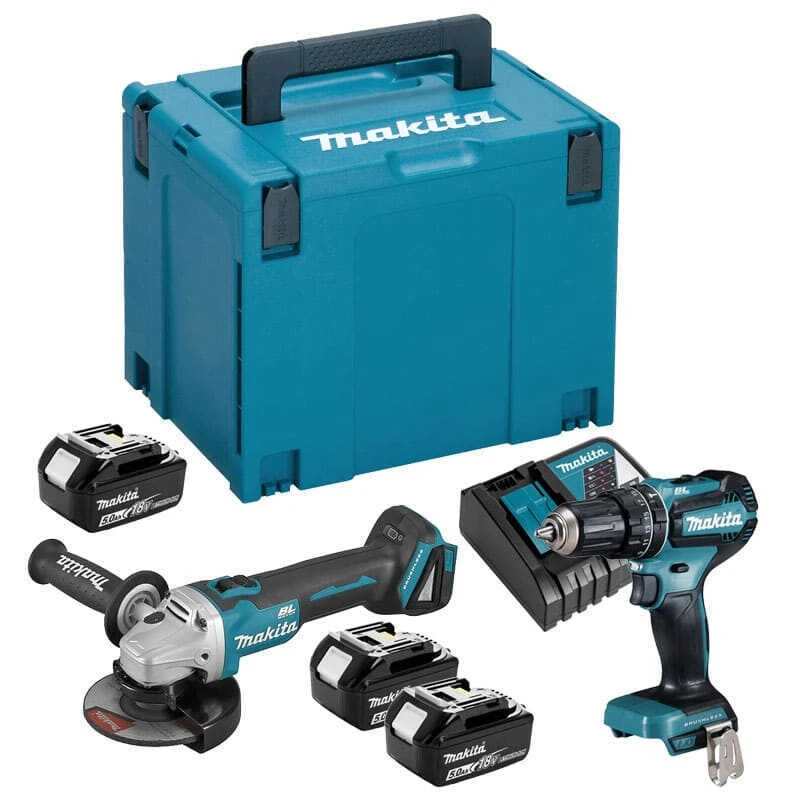 Combopack 2 Outils 18 V LXT (3x3,0Ah) (DHP485Z + DGA504Z) En Mackpac - MAKITA DLX2334J 1 Combopack 2 Outils 18 V LXT (3x3,0Ah) (DHP485Z + DGA504Z) En Mackpac - MAKITA DLX2334J