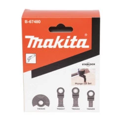 Jeu De Lames Pour Découpeur Ponceur STARLOCK (4 Pcs) - MAKITA B-67480 -Meilleur Outillage Magasin pack 5 accessoires starlock makita b 67480 4