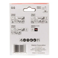 Jeu De Lames Pour Découpeur Ponceur STARLOCK (5 Pcs) - MAKITA B-67511 -Meilleur Outillage Magasin pack 5 accessoires starlock makita b 67511 2