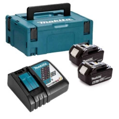 Pack énergie (2x5,0 Ah) Avec Chargeur Simple Et Coffret Makpac - MAKITA 197624-2