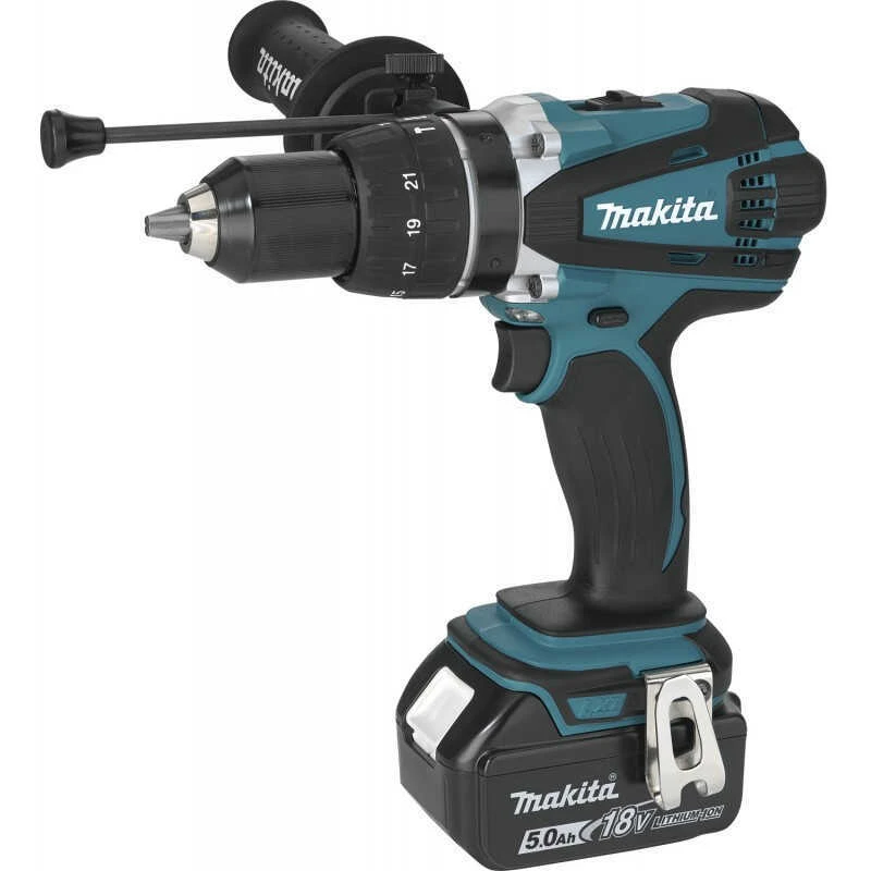Perceuse à Percussion 18V LXT (2x5.0 Ah) En MAKPAC - MAKITA DHP458RTJ 2 Perceuse à Percussion 18V LXT (2x5.0 Ah) En MAKPAC - MAKITA DHP458RTJ – Image 2
