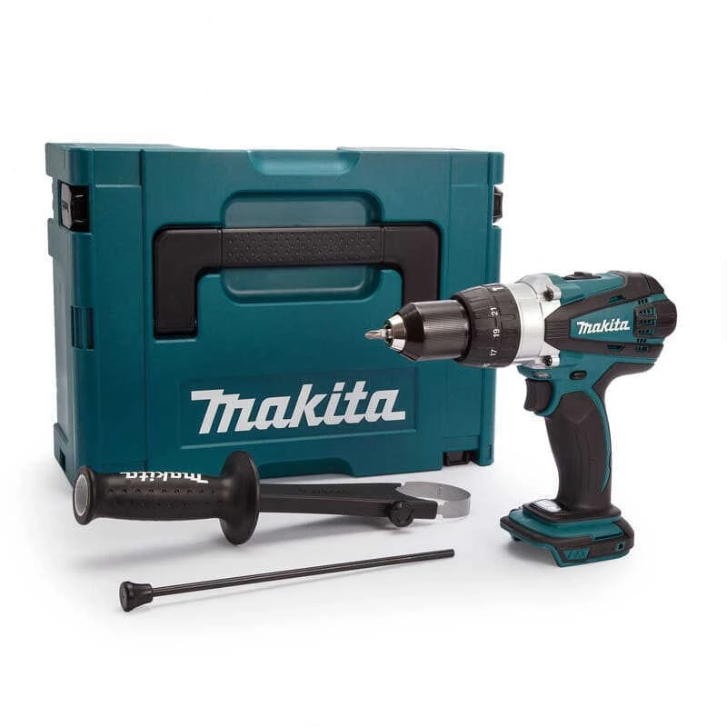 Perceuse à Percussion 18V LXT (machine Seule) En MAKPAC - MAKITA DHP458ZJ 1 Perceuse à Percussion 18V LXT (machine Seule) En MAKPAC - MAKITA DHP458ZJ