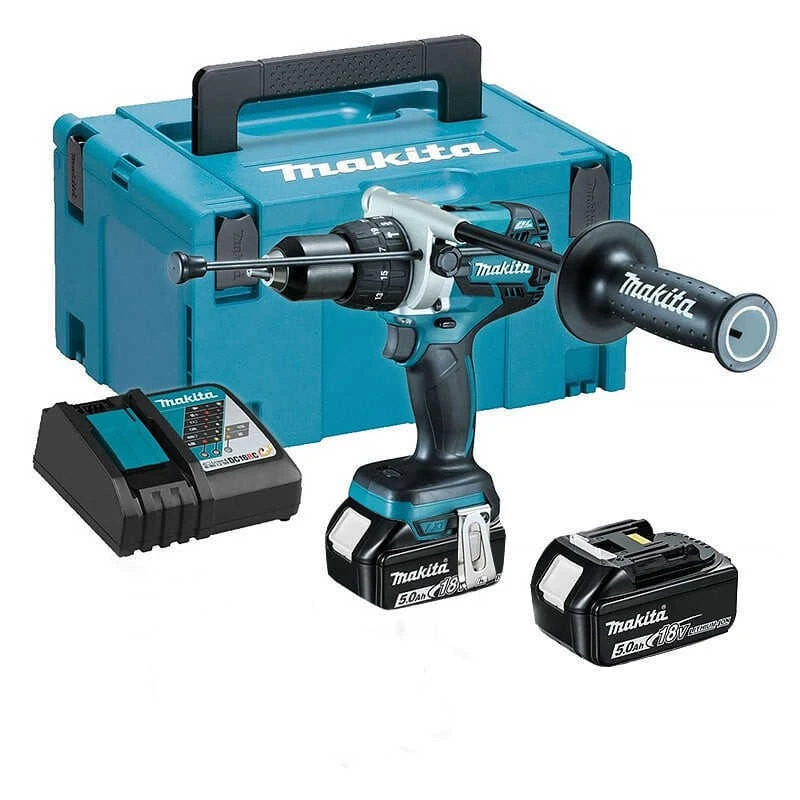 Perceuse à Percussion 18V LXT (2x5,0 Ah) En MAKPAC - MAKITA DHP481RTJ 1 Perceuse à Percussion 18V LXT (2x5,0 Ah) En MAKPAC - MAKITA DHP481RTJ