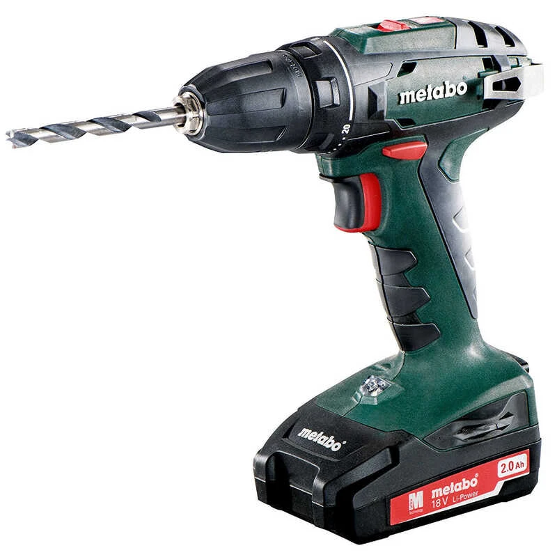 Perceuse Visseuse 18V (2x2,0 Ah) Avec Accessoires En Coffret - METABO BS18LI SET (602207880) 3 Perceuse Visseuse 18V (2x2,0 Ah) Avec Accessoires En Coffret - METABO BS18LI SET (602207880) – Image 3