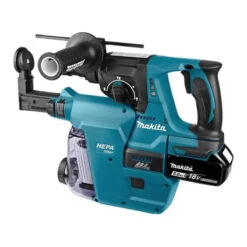Perfo-burineur 18V LXT SDS-Plus (2x5,0 AH) Avec Filtre DX07 En MAKPAC - MAKITA DHR243RTJW -Meilleur Outillage Magasin perfo burineur sds plus 18v avec systeme dx07 makita dhr243rtjw 2
