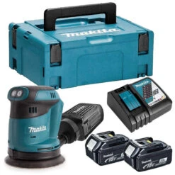 Ponceuse Excentrique 18V LXT (2x3,0 Ah) En MAKPAC - MAKITA DBO180RFJ
