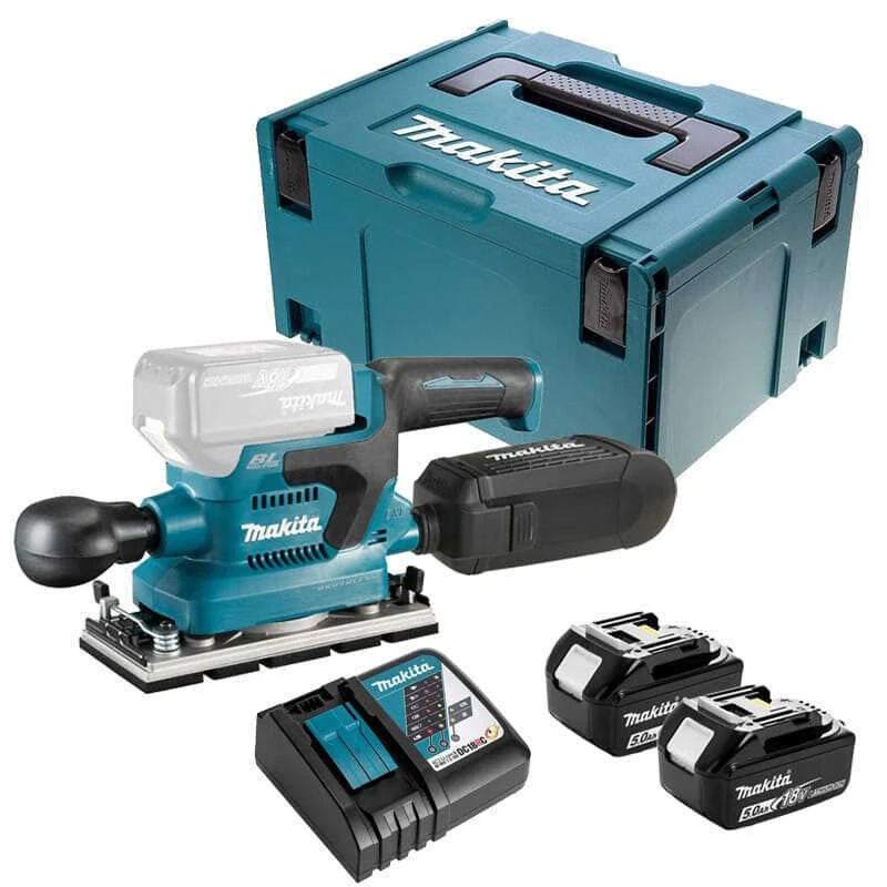 Ponceuse Vibrante 18V LXT 93x185 Mm (2x4,0 Ah) En MAKPAC - MAKITA DBO380RMJ 2 Ponceuse Vibrante 18V LXT 93x185 Mm (2x4,0 Ah) En MAKPAC - MAKITA DBO380RMJ – Image 2