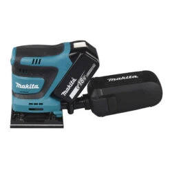 Ponceuse Vibrante 18V LXT 112x102 Mm (2x5,0 Ah) En Coffret MAKPAC - MAKITA DBO480RTJ -Meilleur Outillage Magasin ponceuse vibrante 18v makita dbo480rtj 2